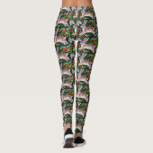 KerstBunny Rabbit Berries Leggings vrouwen (Achterkant)