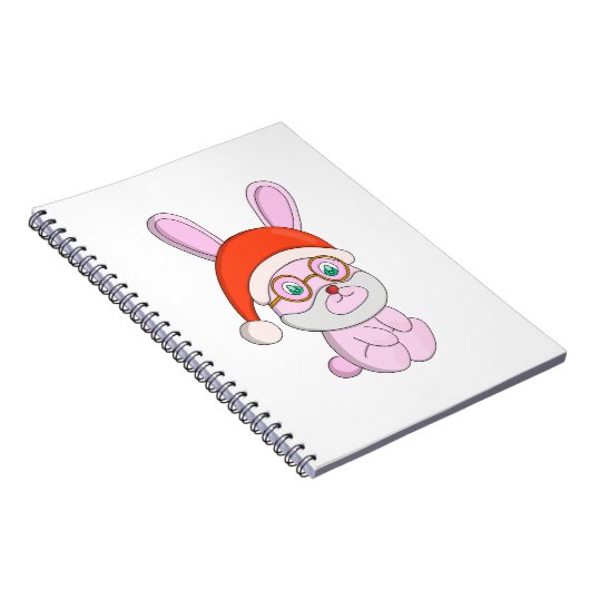KerstBunny Rabbit Notitieboek (Rechterzijde)