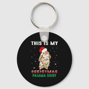 KerstBunny Sleutelhanger