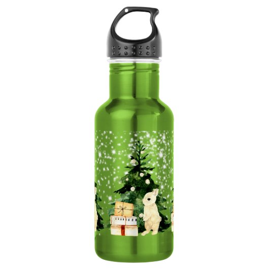 KerstBunny Waterfles (Voorkant)