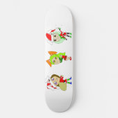 KerstBunnymemeisjes Persoonlijk Skateboard (Voorkant)