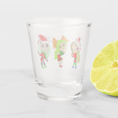 KerstBunnymemeisjes Shot Glas (Achterkant)