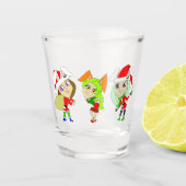 KerstBunnymemeisjes Shot Glas (Voorkant)