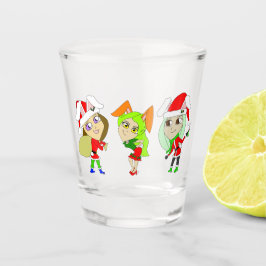 KerstBunnymemeisjes Shot Glas