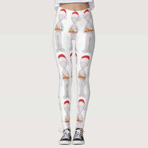 kerstburger santa leggings