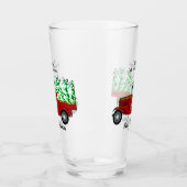 Kerstbus, vrachtwagen, glas (Links)