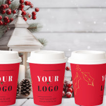 kerstbusiness Logo Red Holly