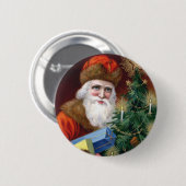 kerstButton Pin Ronde Button 5,7 Cm (Voorkant /achterkant)