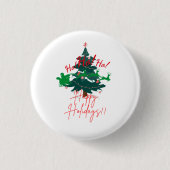 kerstButton Ronde Button 3,2 Cm (Voorkant)