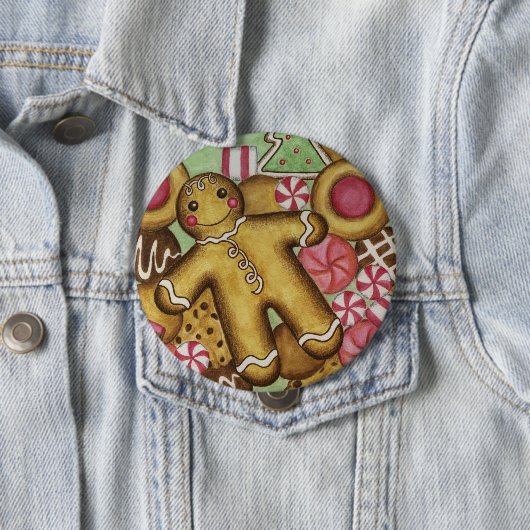 kerstButton Ronde Button 4,0 Cm (In situ)