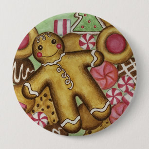 kerstButton Ronde Button 4,0 Cm