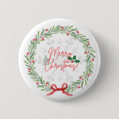 kerstButton Ronde Button 5,7 Cm (Voorkant)
