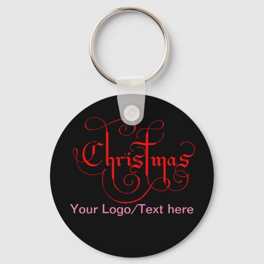 kerstButton Sleutelhanger (Voorkant)