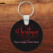 kerstButton Sleutelhanger (Voorkant)