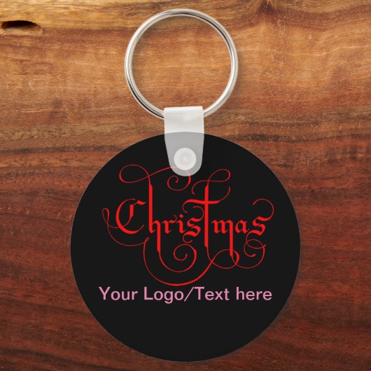 kerstButton Sleutelhanger (Voorkant)