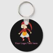 kerstButton Sleutelhanger (Voorkant)