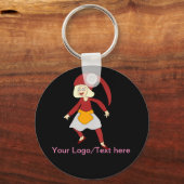kerstButton Sleutelhanger (Voorkant)