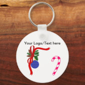 kerstButton Sleutelhanger (Voorkant)