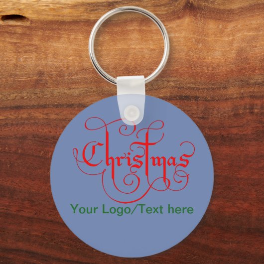 kerstButton Sleutelhanger (Voorkant)