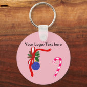 kerstButton Sleutelhanger (Voorkant)