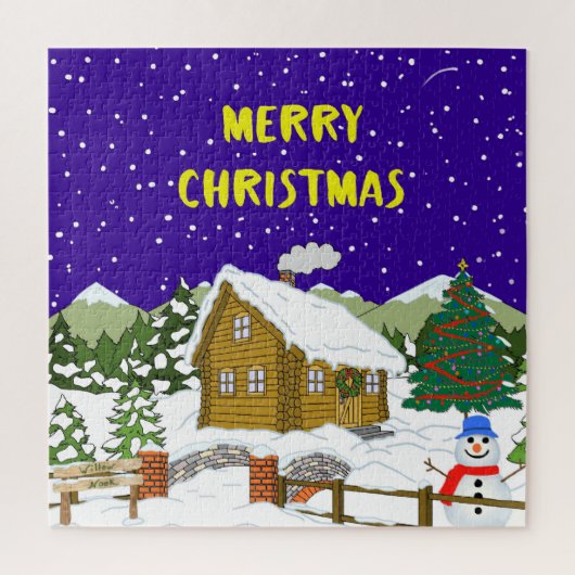Kerstcabine Legpuzzel (Verticaal)
