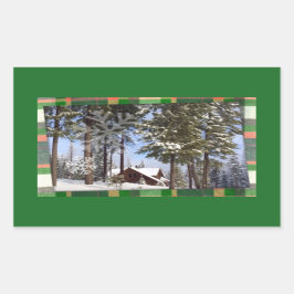 "Kerstcabine" sticker