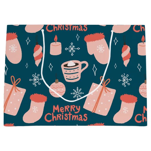 Kerstcaca Groot Cadeauzakje (Voorkant)