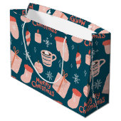 Kerstcaca Groot Cadeauzakje (Achterkant Gekanteld)