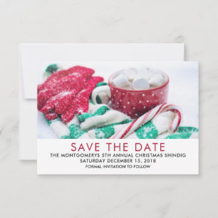 Kerstcaca   Kandijriet   Scarf en Mitts Save The Date