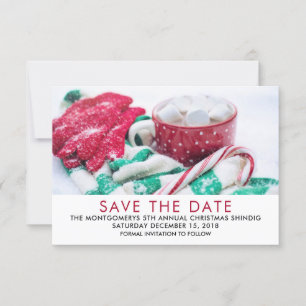 Kerstcaca   Kandijriet   Scarf en Mitts Save The Date