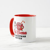 Kerstcacao-Mok, kerstkoffie-mok Mok (Voorkant links)