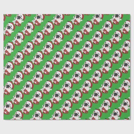 Kerstcacaodoekzakpapier Cadeaupapier (Vlak)