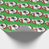 Kerstcacaodoekzakpapier Cadeaupapier (Hoek)