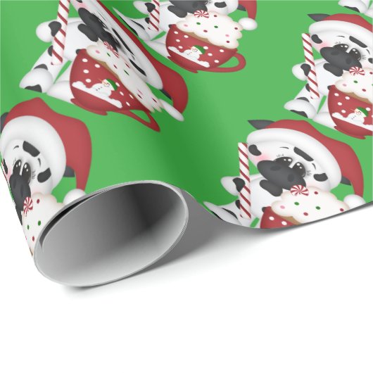 Kerstcacaodoekzakpapier Cadeaupapier (Rol Hoek)