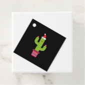 Kerstcactus Bedankjes Labels (In situ)