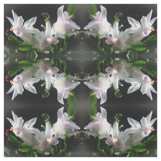 Kerstcactus Bloem Stof (Swatch)