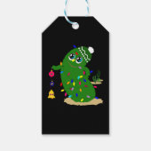 kerstcactus cadeaulabel (Voorkant)
