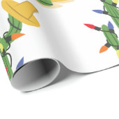 Kerstcactus Cadeaupapier (Rol Hoek)