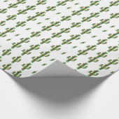Kerstcactus Cadeaupapier (Hoek)