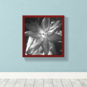kerstcactus canvas afdruk (Insitu (Houten vloer))
