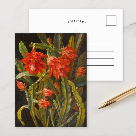 kerstcactus | Christelijk Möllback Briefkaart