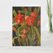 kerstcactus | Christelijk Möllback Feestdagen Kaart (Voorkant)