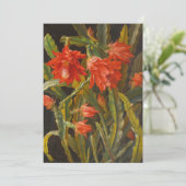 kerstcactus | Christelijk Möllback Feestdagenkaart (Staand voorkant)