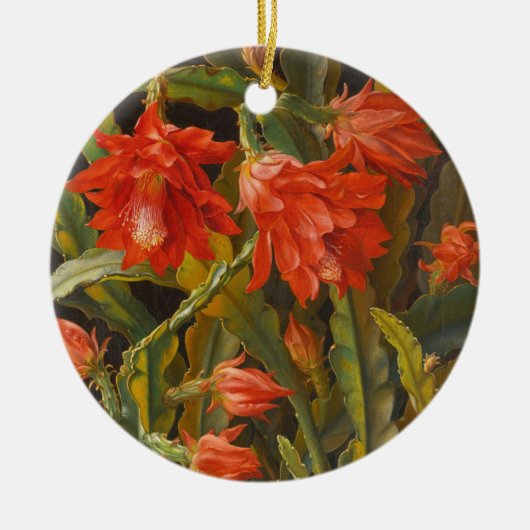 kerstcactus | Christelijk Möllback Keramisch Ornament (Voorkant)