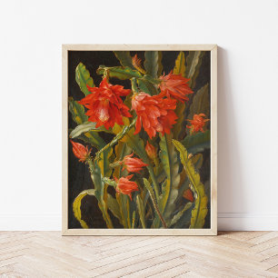 kerstcactus Christelijk Möllback Poster