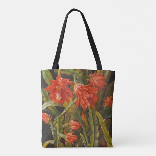 kerstcactus | Christelijk Möllback Tote Bag (Achterkant)