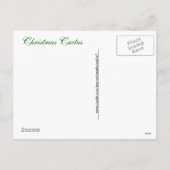 Kerstcactus close-up feestdagenkaart (Achterkant)