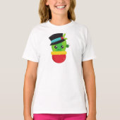 Kerstcactus, Cute Cactus, Pet, Mistletoe T-shirt (Voorkant)