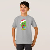 Kerstcactus, Cute Cactus, Santa Hat, Gifts T-shirt (Voorkant volledig)