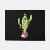 kerstcactus deurmat (Voorkant)